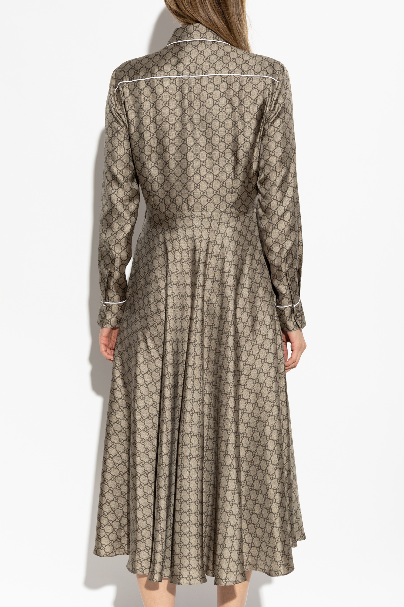 Gucci Silk dress with waist belt | Women's Clothing | Vitkac